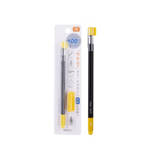 And Stal Yellow Pen Grip Crayon sans fin 17200 mètres du stylo éternel de longueur d&#39;écriture pour l&#39;écriture